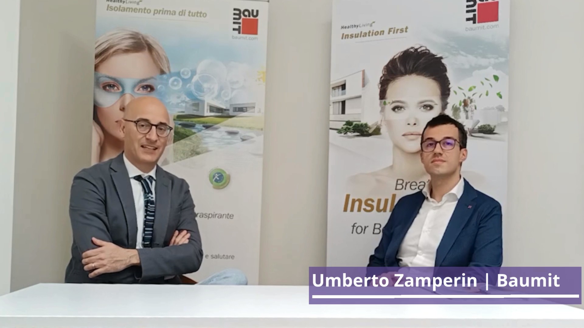 Marco Venturelli di Scp e Umberto Zamperin durante l'intervista