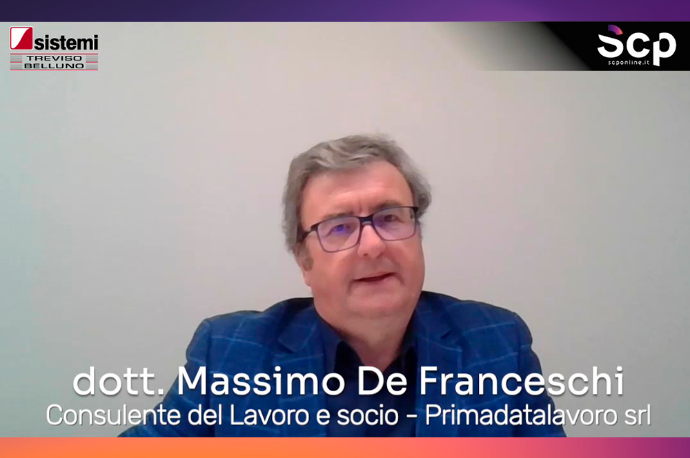 fermo immagine del Dott. Massimo De Franceschi durante una video intervista su JOB