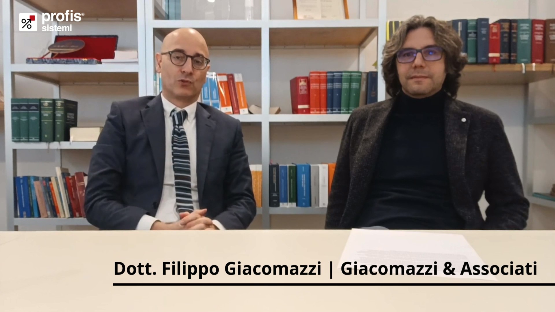 Marco Venturelli di Scp e Dott. Filippo Giacomazzi durante l'intervista
