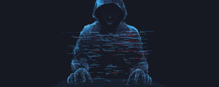 immagine di un hacker al pc