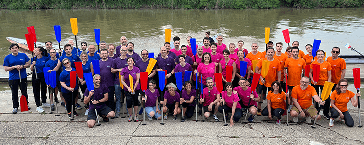 gruppo Scp durante il team bealding fatto nel 2024