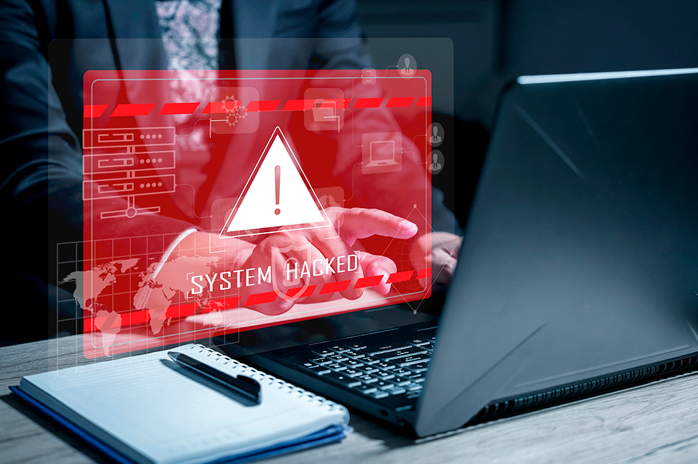 allarme di data breach nel pc