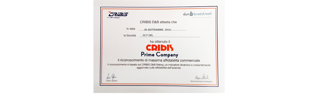 attestato Cribis D&B