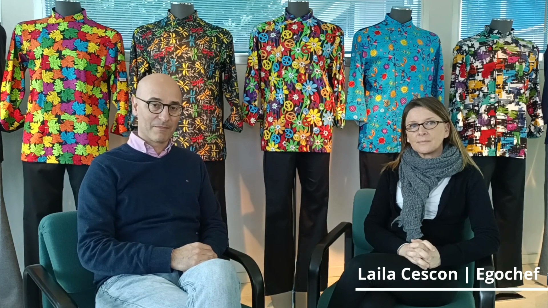 Marco Venturelli di Scp e Laila Cescon durante l'intervista